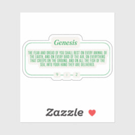 Genesis 9:2 sticker
