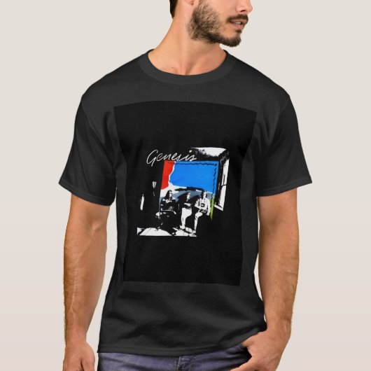 Genesis Abacab Vintage Design Redux T-shirt (Voorkant)