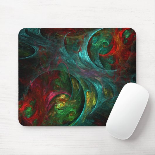 Genesis Abstract Art Mousepad Muismat (Met muis)