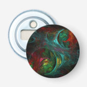 Genesis Abstracte Art Button Flesopener (Voorkant)