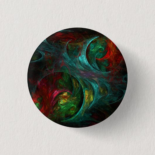 Genesis Abstracte Art Button (ronde) (Voorkant)
