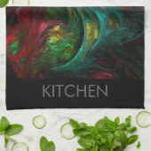 Genesis Abstracte Art Kitchen Towel Theedoek (Gevouwen)