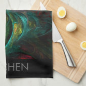 Genesis Abstracte Art Kitchen Towel Theedoek (Quarter Fold)