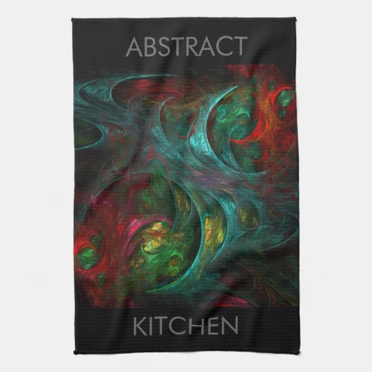 Genesis Abstracte Art Kitchen Towel Theedoek (Verticaal)