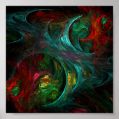 Genesis Abstracte kunst Poster (Voorkant)