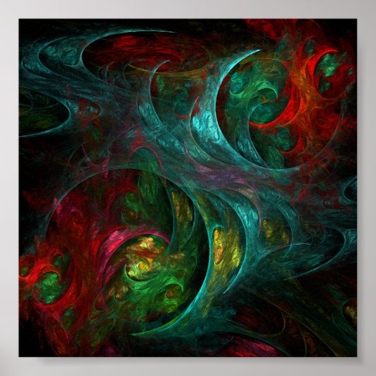 Genesis Abstracte kunst Poster (Voorkant)