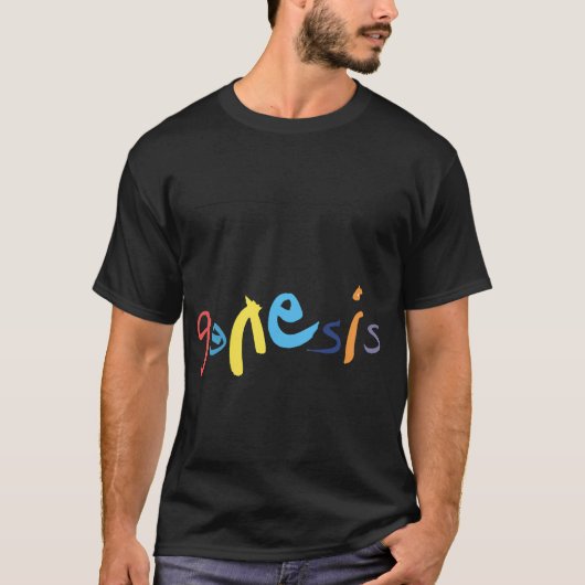 Genesis Band. Klassiek T-shirt (Voorkant)