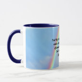 Genesis Bijbelvers Rainbow Art Mok Cup (Links)