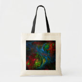 Genesis Blue Abstract Art Canvas tas (Voorkant)