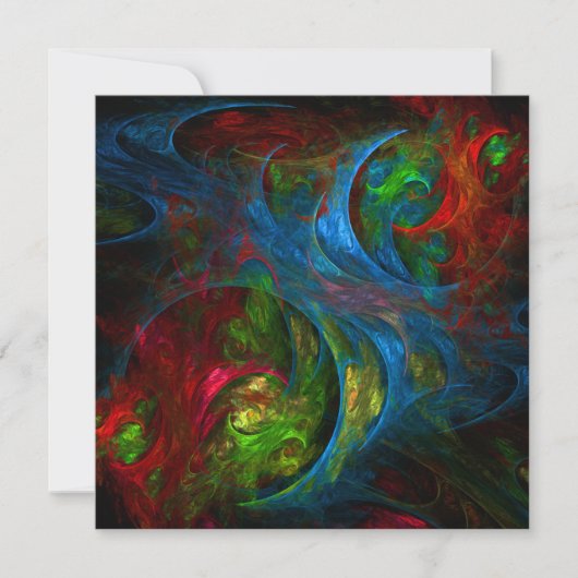 Genesis Blue Abstracte Art (Voorkant)