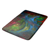 Genesis Blue Abstracte Art Badmat (Gekanteld)