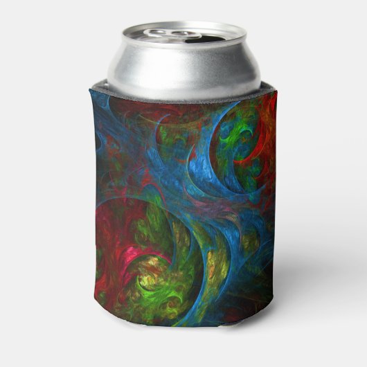 Genesis Blue Abstracte Art Blikjeskoeler (Blikje Achterkant)