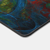 Genesis Blue Abstracte Art Bureaumat (Hoek)