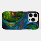 Genesis Blue Abstracte Art Case-Mate iPhone Case (Achterkant (horizontaal))