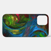 Genesis Blue Abstracte Art Case-Mate iPhone Case (Achterkant (horizontaal))