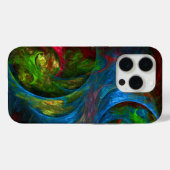 Genesis Blue Abstracte Art Case-Mate iPhone Case (Achterkant (horizontaal))
