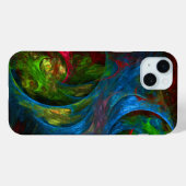 Genesis Blue Abstracte Art Case-Mate iPhone Case (Achterkant (horizontaal))