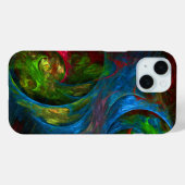 Genesis Blue Abstracte Art Case-Mate iPhone Case (Achterkant (horizontaal))