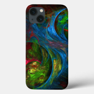 Genesis Blue Abstracte Art Case-Mate iPhone Case