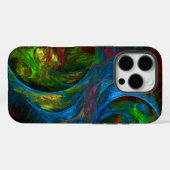Genesis Blue Abstracte Art Case-Mate iPhone Case (Achterkant (horizontaal))