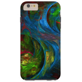 Genesis Blue Abstracte Art iPhone 16 Pro Hoesje