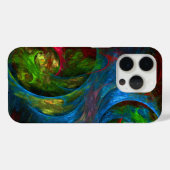 Genesis Blue Abstracte Art Case-Mate iPhone Case (Achterkant (horizontaal))