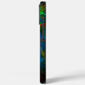 Genesis Blue Abstracte Art Case-Mate iPhone Case (Achterkant / Links)