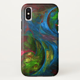 Genesis Blue Abstracte Art Case-Mate iPhone Case