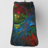 Genesis Blue Abstracte Art Golfheadcover (Draai 90)