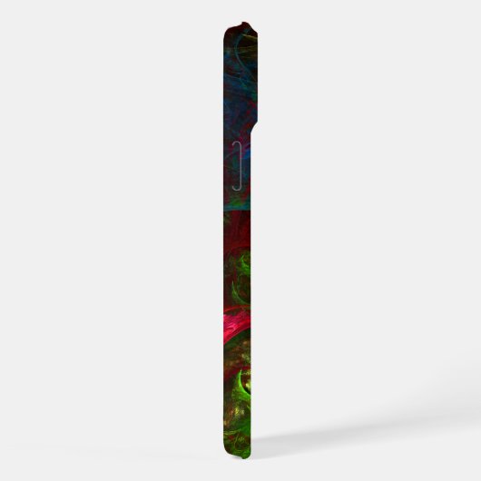 Genesis Blue Abstracte Art iPhone Hoesje (Rechterkant)