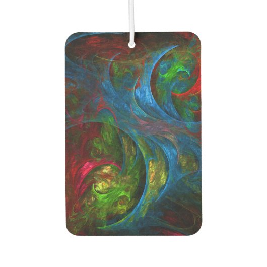 Genesis Blue Abstracte Art Luchtverfrisser (Voorkant)