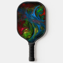 Genesis Blue Abstracte Art Pickleball Paddle