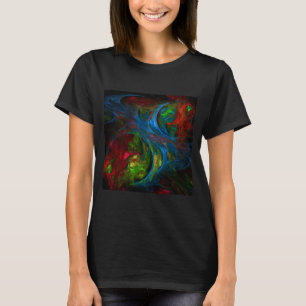 Genesis Blue Abstracte Art T-shirt