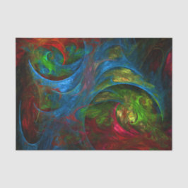 Genesis Blue Abstracte Art Tissuepapier