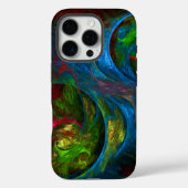 Genesis Blue Abstracte Kunst Case-Mate iPhone Case (Achterkant)