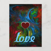 Genesis Blue Love Briefkaart