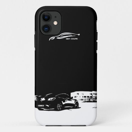 Genesis Coupe-achterstand Case-Mate iPhone Case (Achterkant)