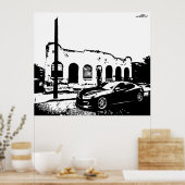 Genesis Coupe Rolshot Poster (Keuken)