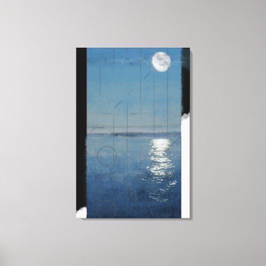 Genesis Dag 2: Digitaal schilderen in Waters 2014 Canvas Afdruk (Voorkant)