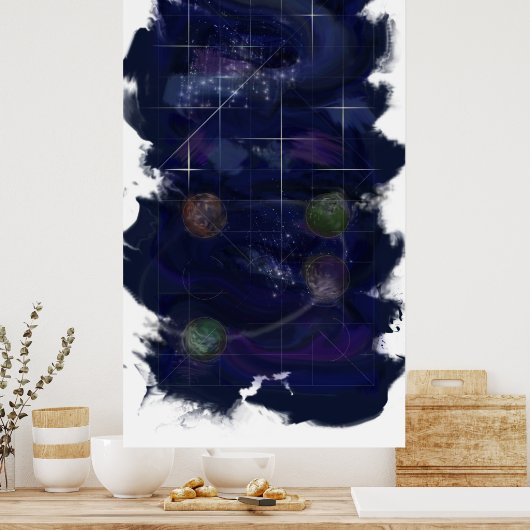 Genesis Dag 4: Stars 2014 Poster (Keuken)