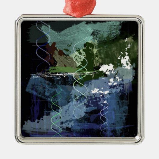 Genesis Dag 5: creaties Metalen Ornament (Voorkant)