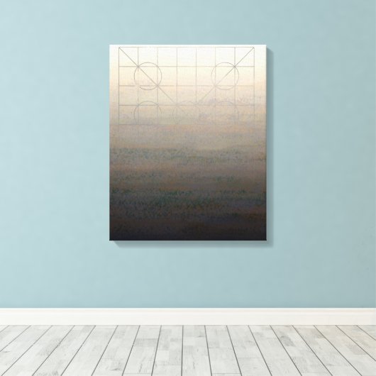 Genesis Dag 7: Rest Canvas Afdruk (Insitu (Houten vloer))