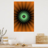 Genesis Fractal Poster (Keuken)