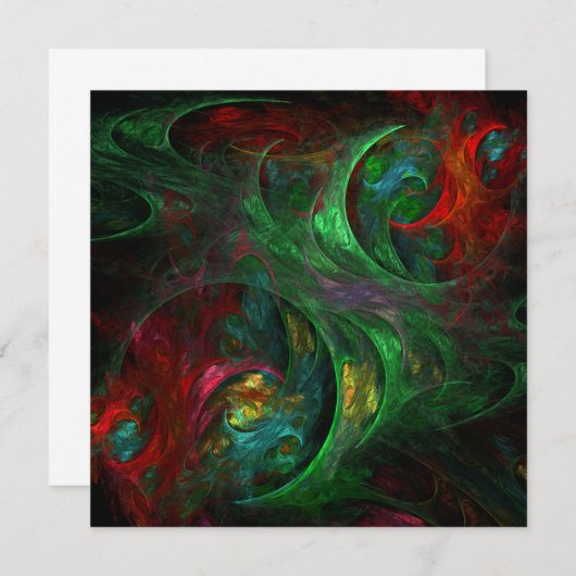 Genesis Green Abstract Art (Voorkant / Achterkant)