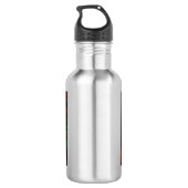 Genesis Green Abstract Art Bottle Waterfles (Achterkant)