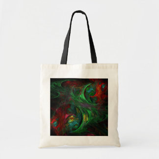 Genesis Green Abstract Art Canvas tas