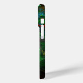 Genesis Green Abstract Art Case-Mate iPhone Case (Achterkant / Links)