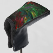 Genesis Green Abstract Art Golfheadcover (3/4 voorkant)