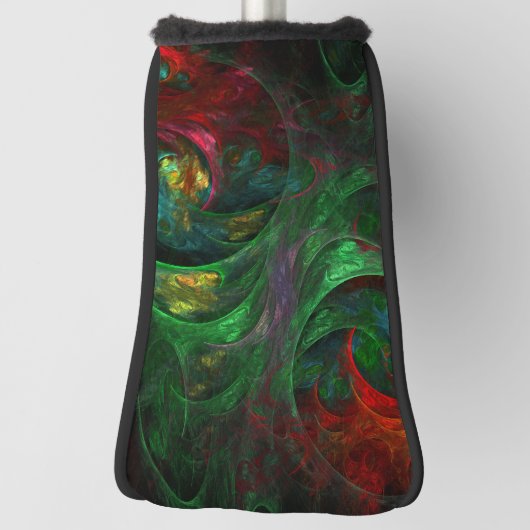Genesis Green Abstract Art Golfheadcover (Draai 90)