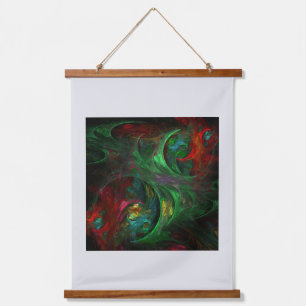 Genesis Green Abstract Art Hangend Wandkleed